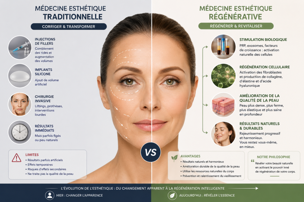 medecie regenerative vs esthetique
